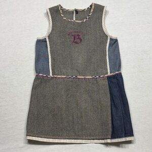 Burberry mixed fabric dress